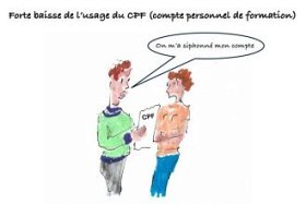 Les clés du social : Forte baisse de l'usage du CPF en 2023