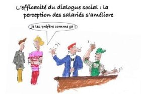 Les clés du social : Efficacité du dialogue social : la perception des salariés s'améliore 